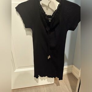 Gucci black fitted top